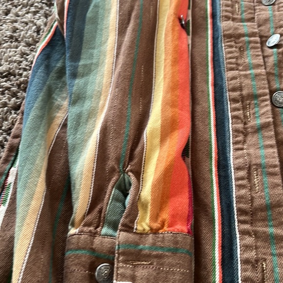 Lucky & Blessed aztec print button down - Picture 3 of 6